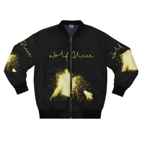 2021 Masjuni Bomber Jacket with Wolf Design