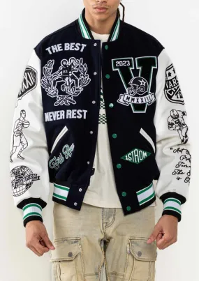 All Field the Best Never Rest Varsity Jacket