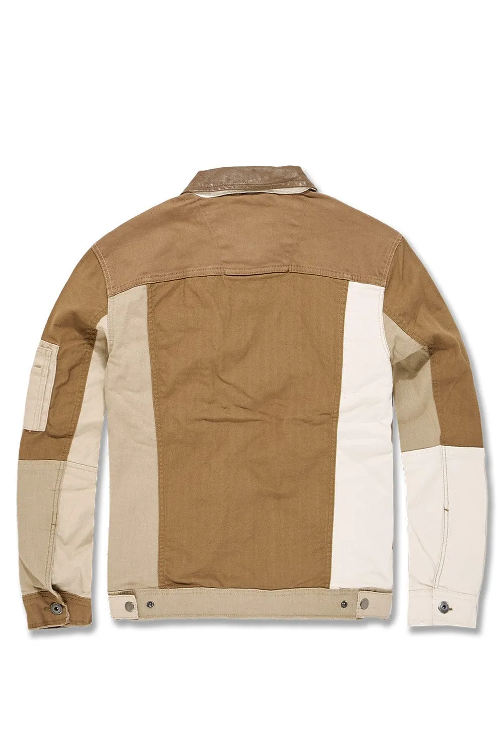 Amarillo Herringbone Trucker Jacket (Desert)