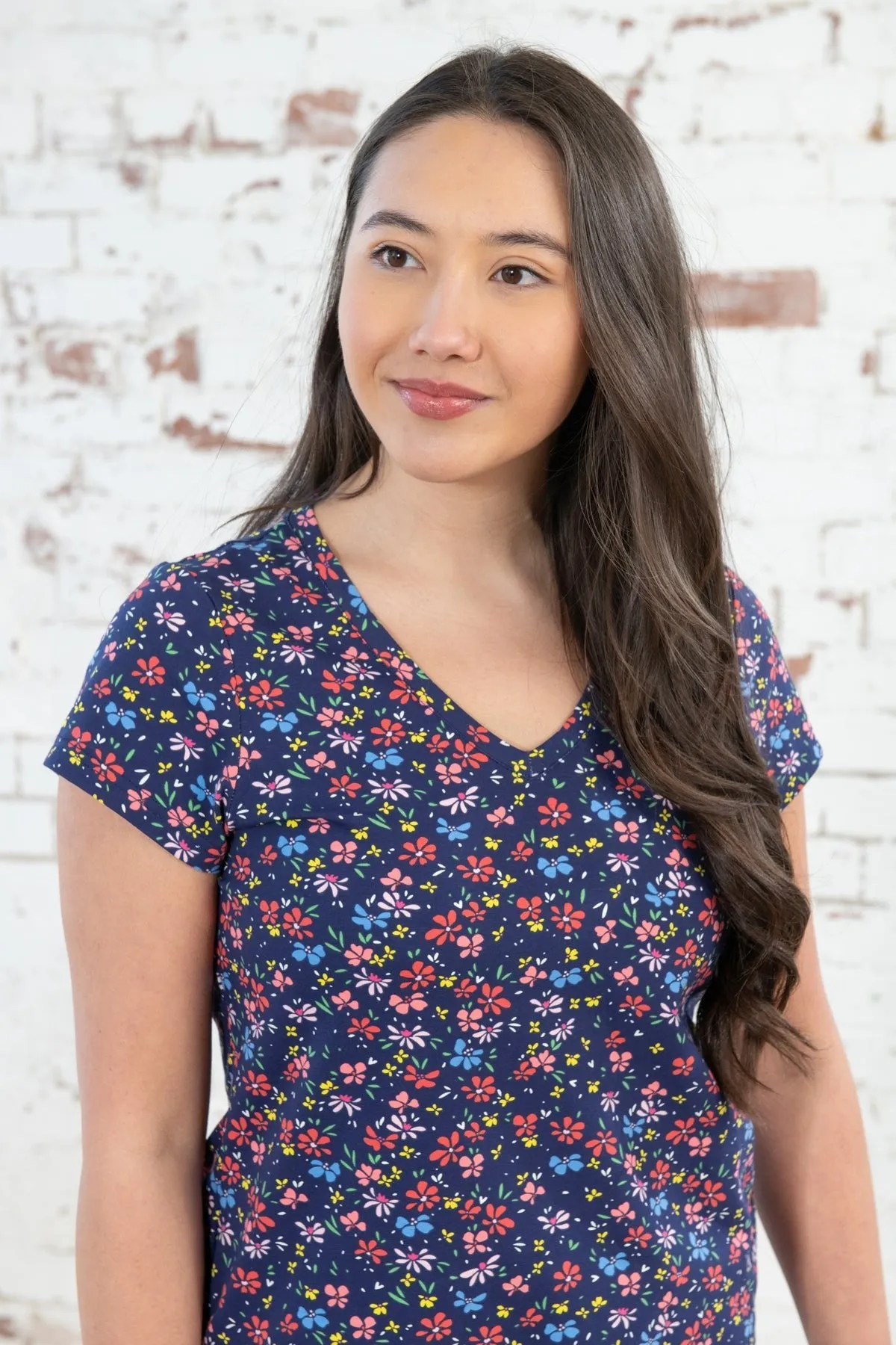 Ariana Tee - Multi Floral