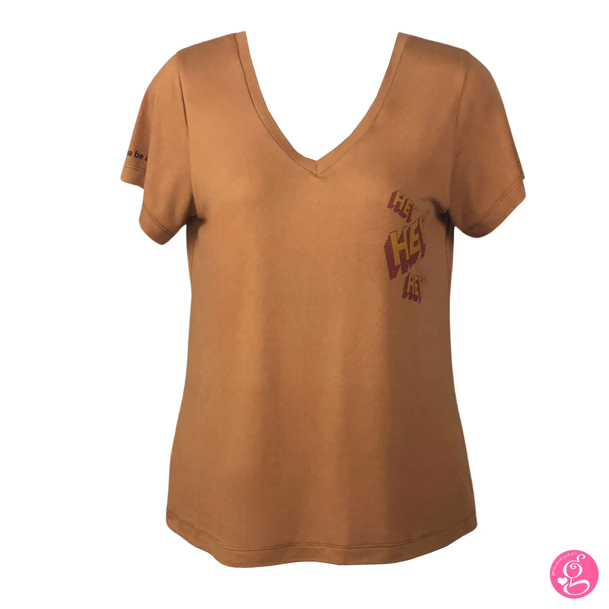 Arts On Tee V Neck Easy Blouse