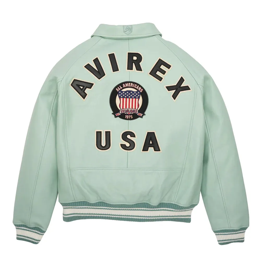 Avirex Icon SeaFoam Bomber Jacket