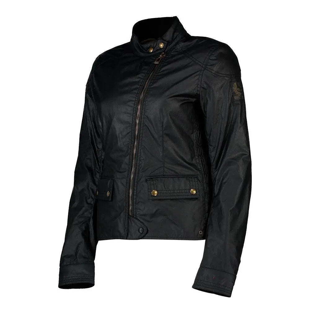 BELSTAFF BRADSHAW WOMEN MOTORCYCLE JACKET - BLACK