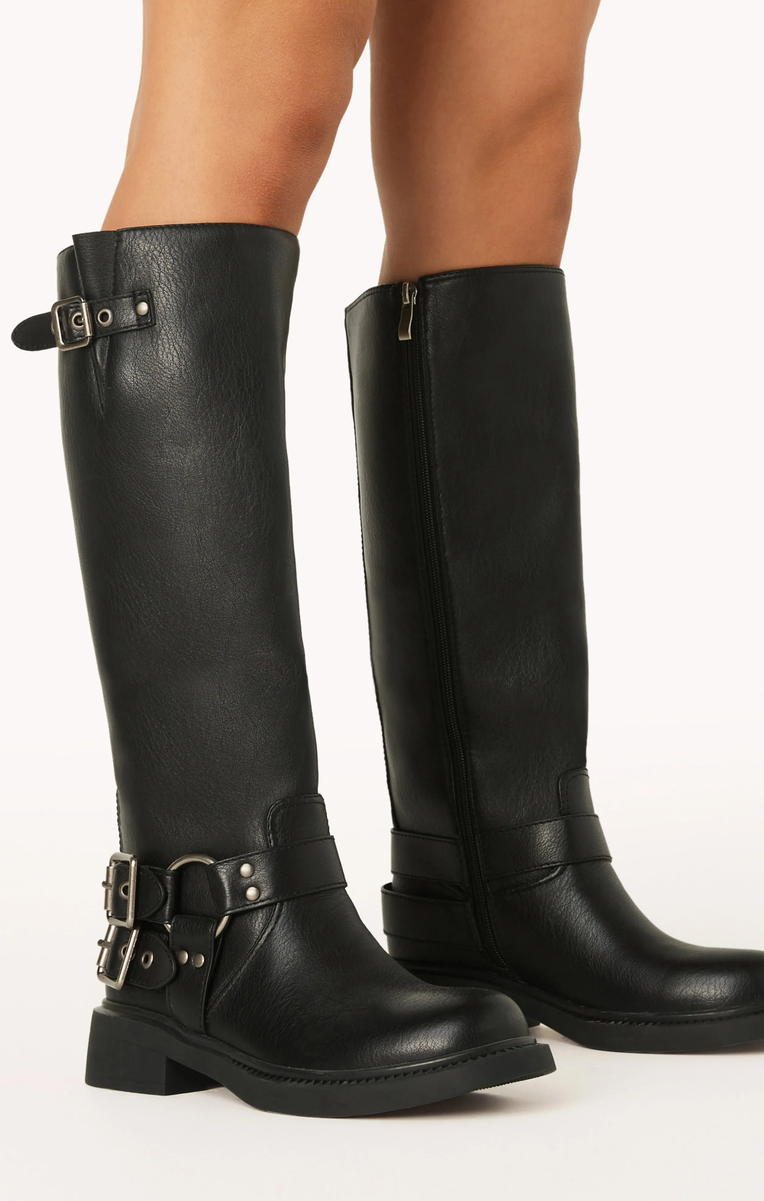 Billini Kaylen Moto Boot ~ Black