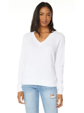 Bobi Boyfriend L/S V-Neck Top