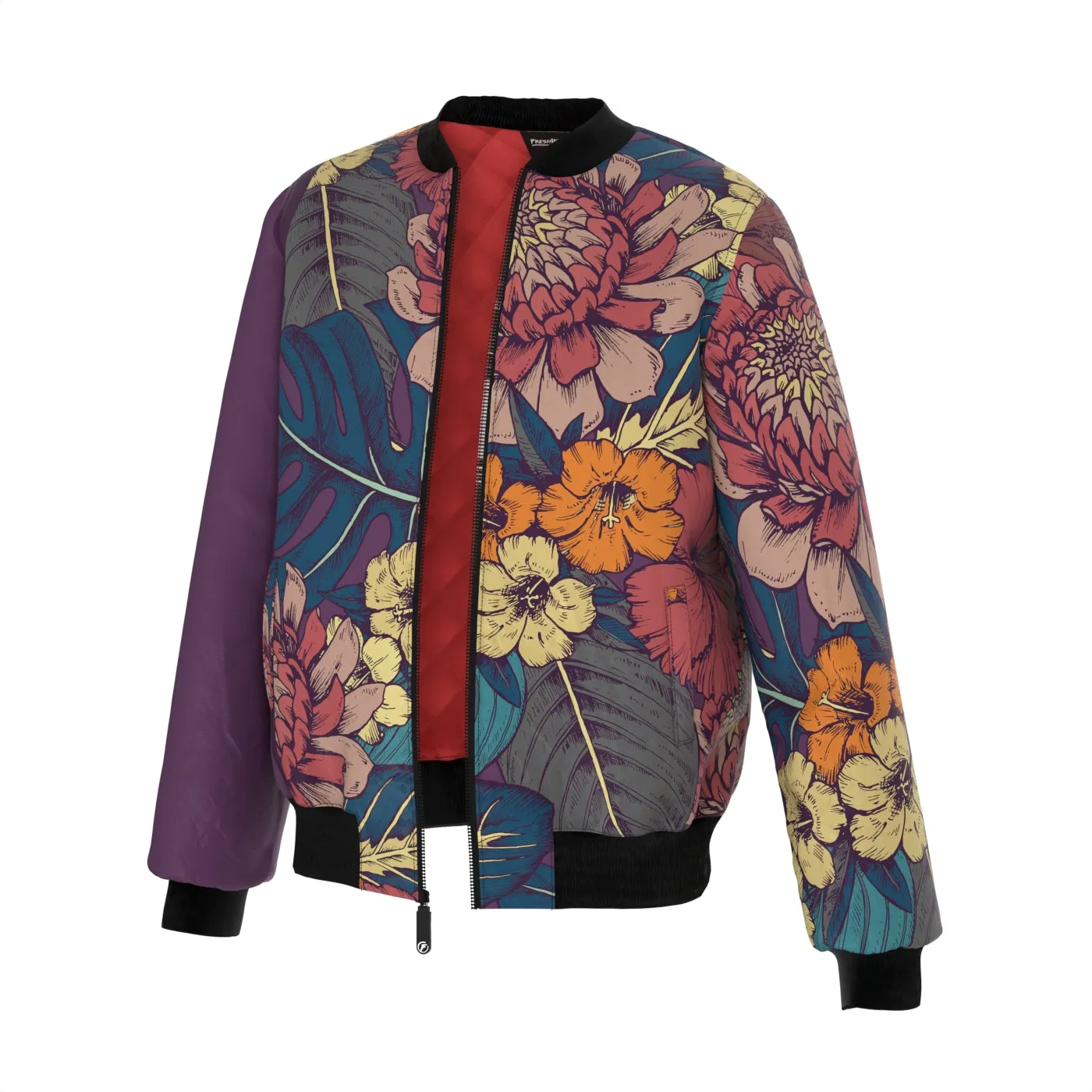 Botanical Bomber Jacket