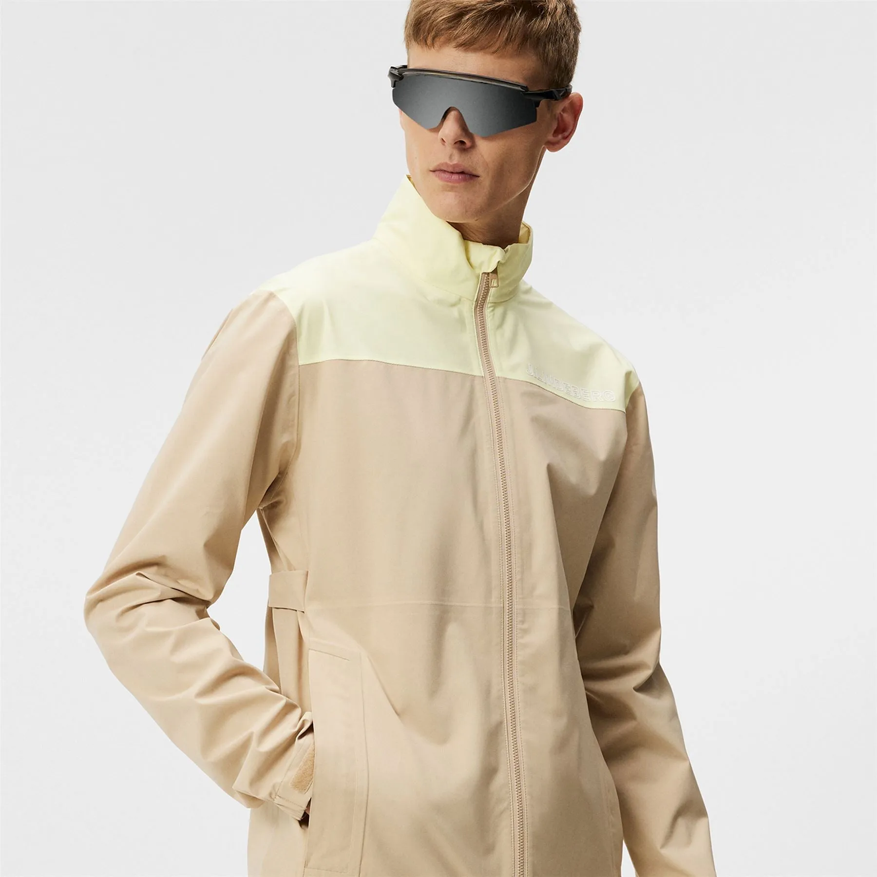 Bridge 2L Stretch Rain Jacket Safari Beige - SS24