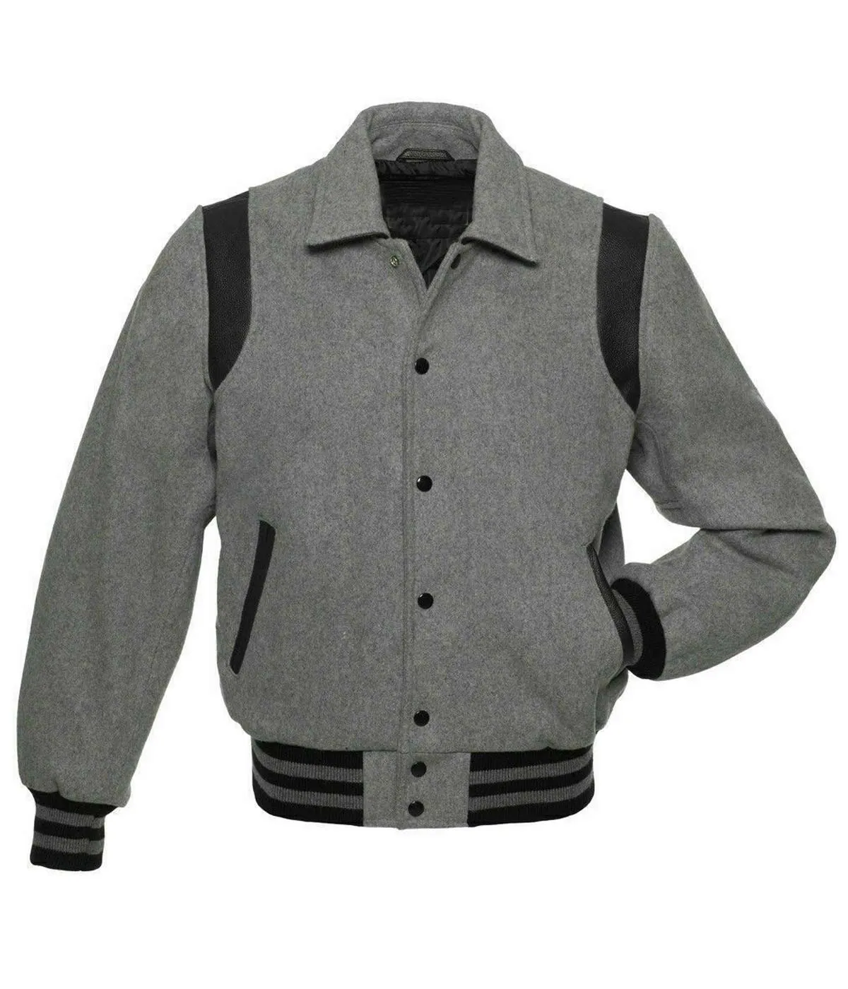 Byron Collar Varsity Letterman Jacket by TJS