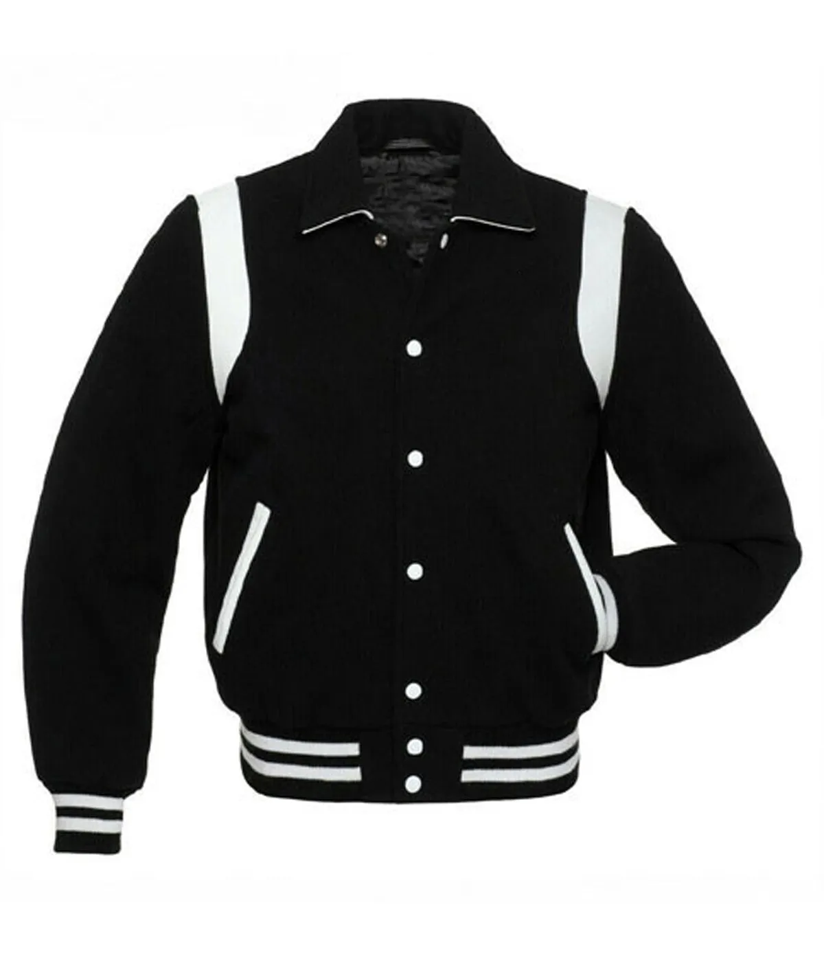 Byron Collar Varsity Letterman Jacket by TJS