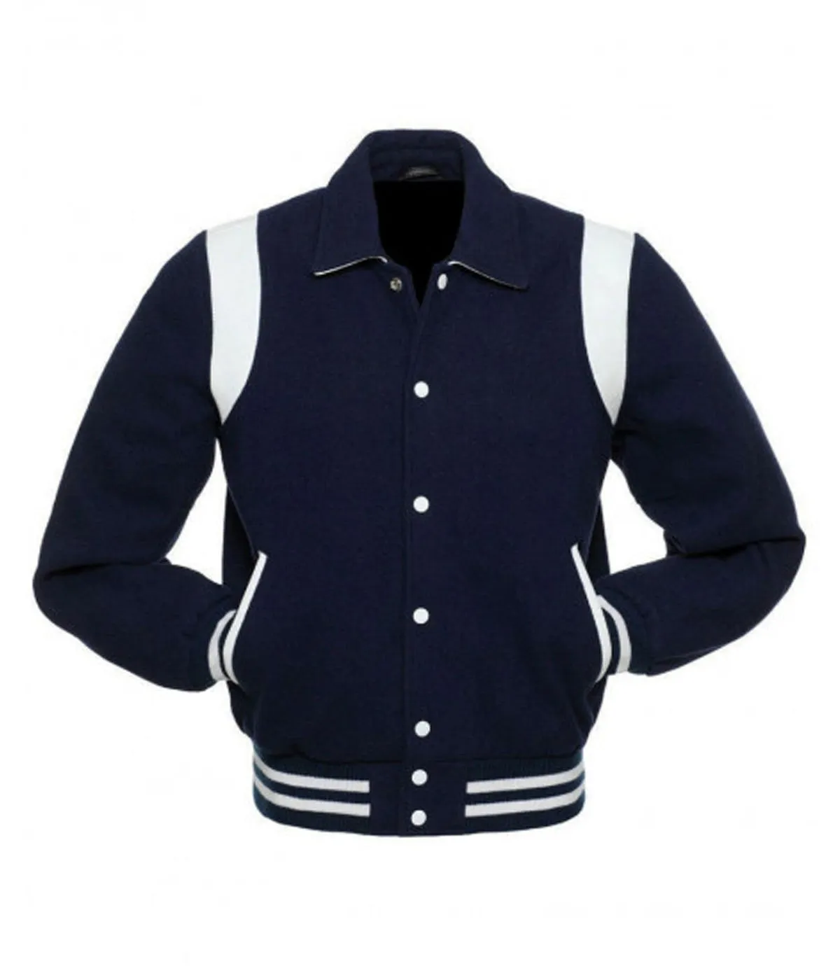 Byron Collar Varsity Letterman Jacket by TJS