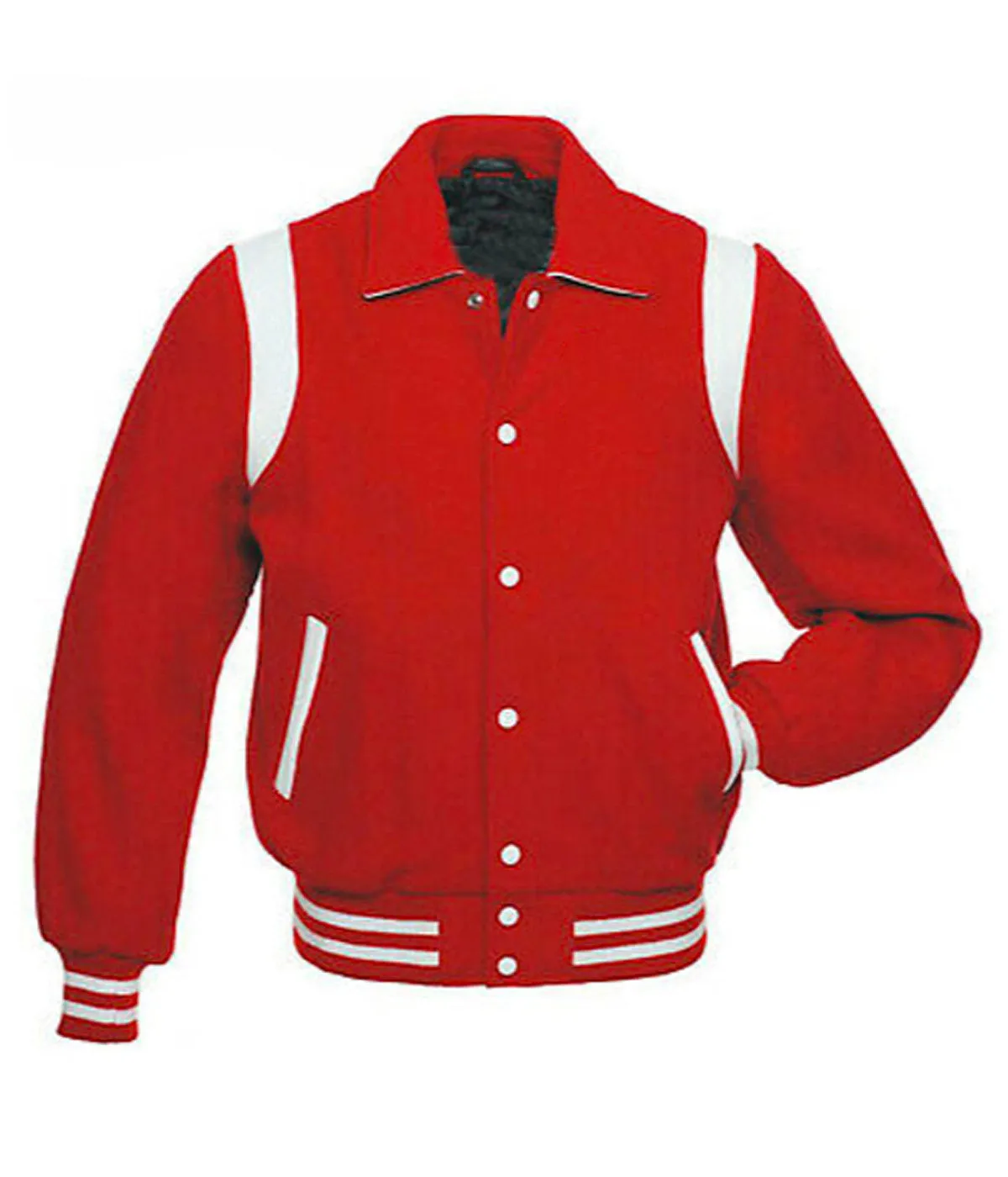 Byron Collar Varsity Letterman Jacket by TJS