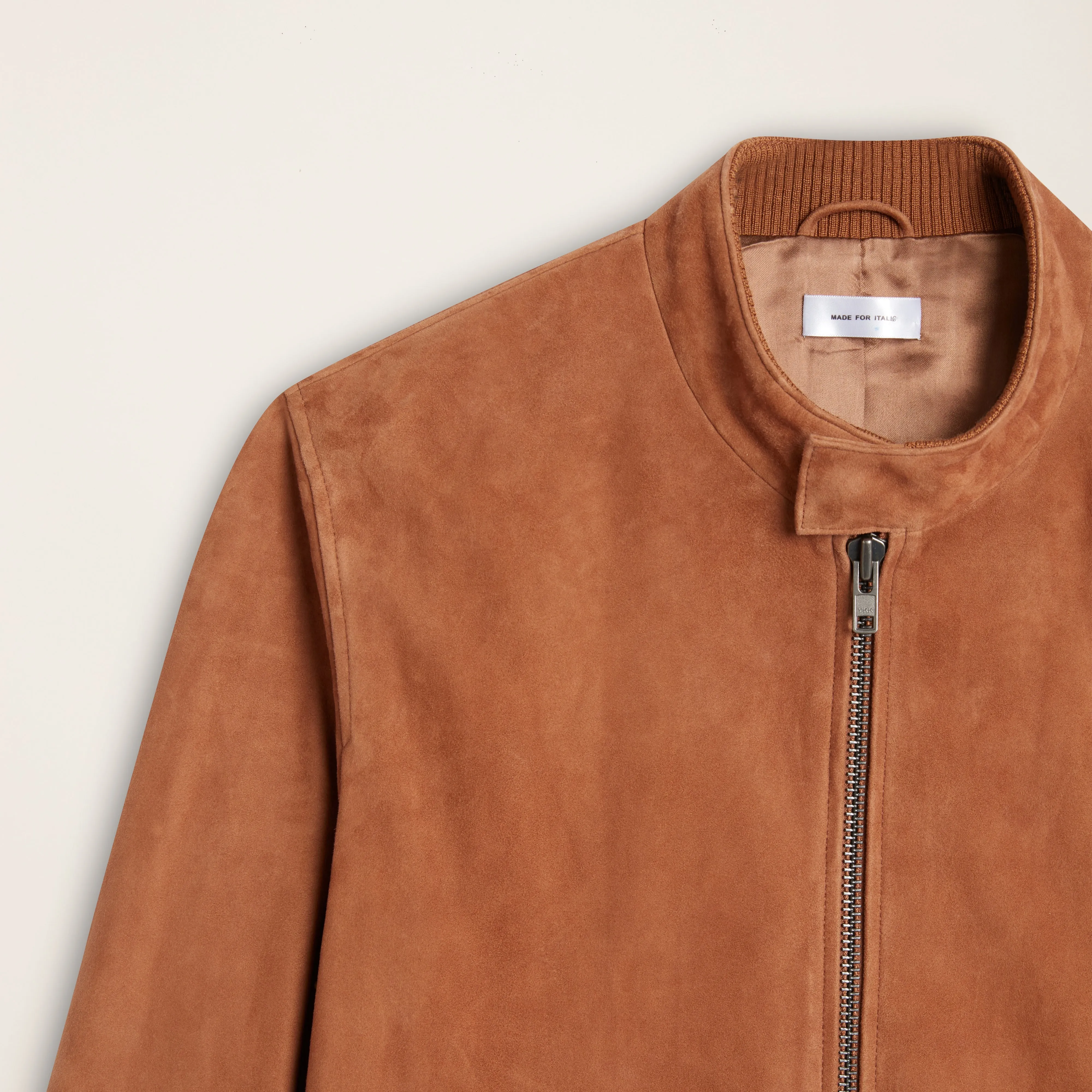 Chase Suede Bomber Jacket