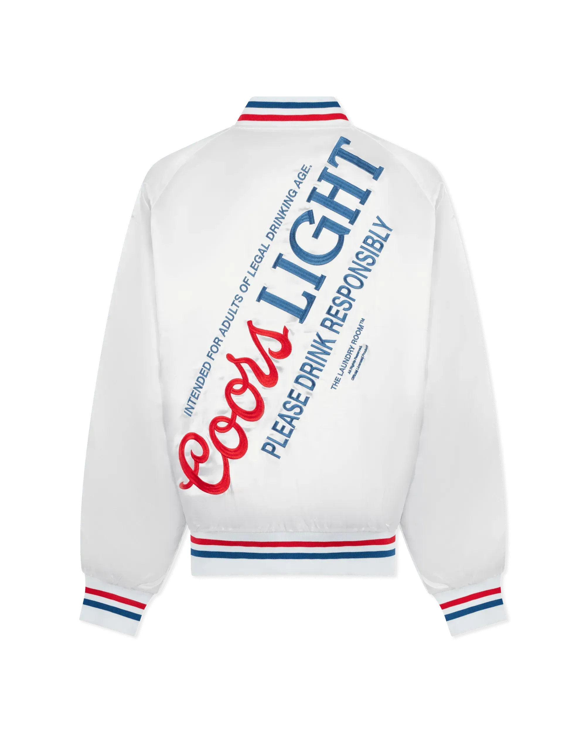 Coors Light 1980 Satin Stadium Bomber Jacket