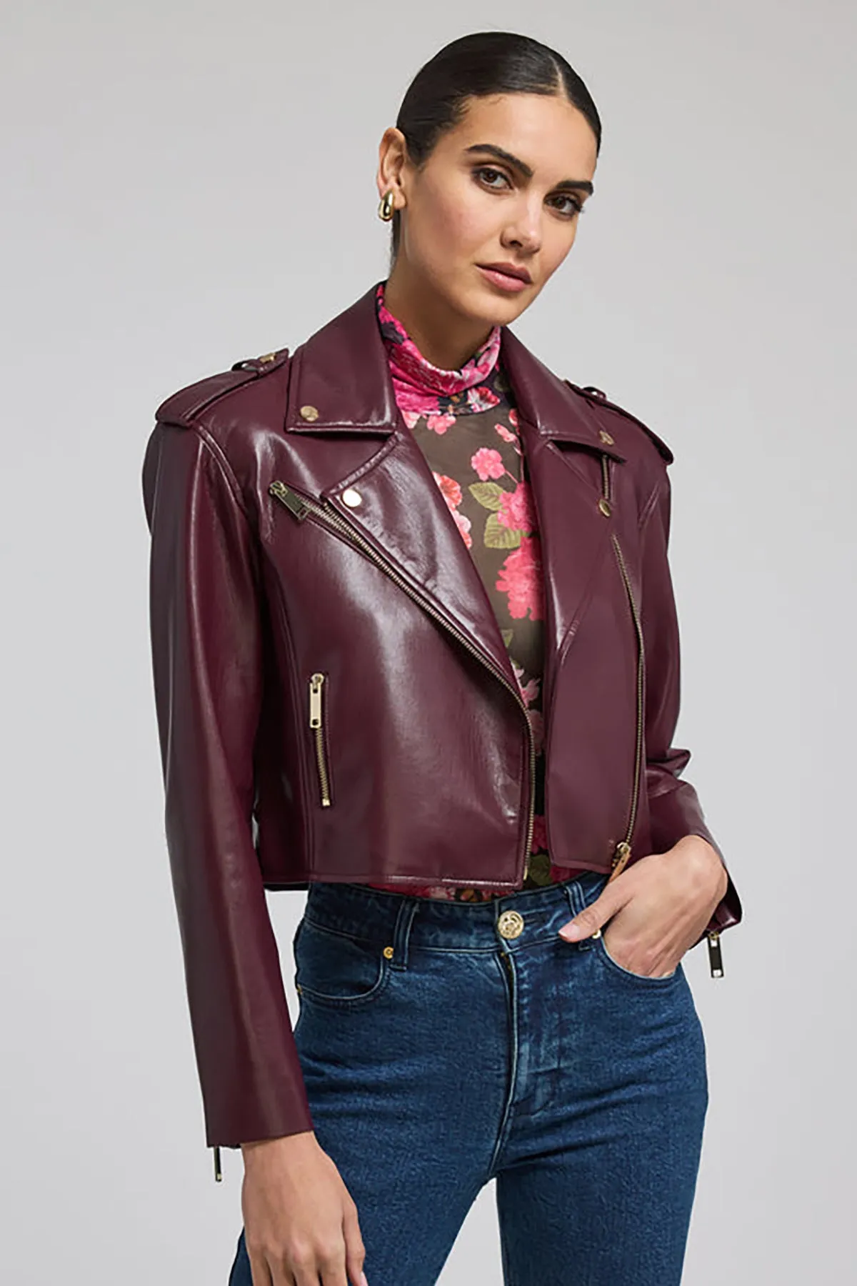 Cosita Vegan Leather Moto Jacket