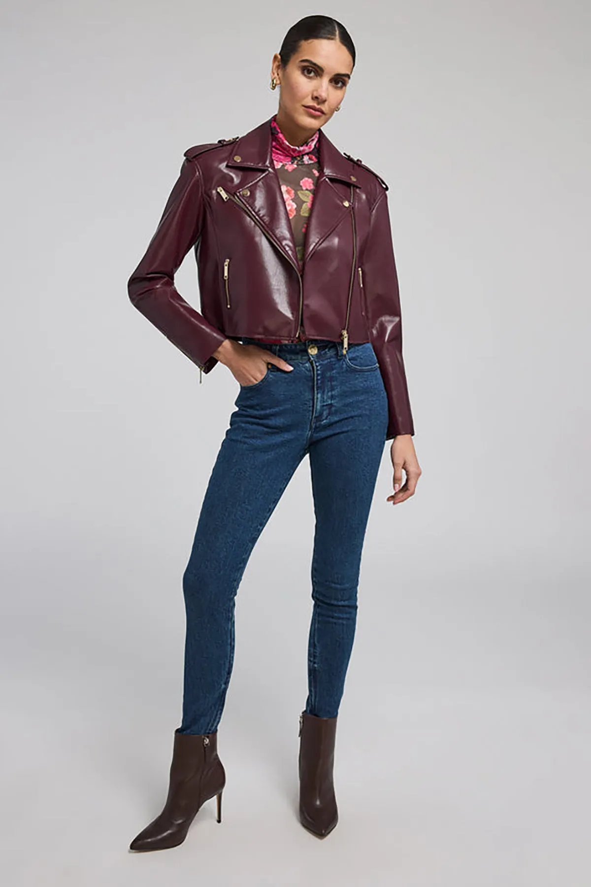 Cosita Vegan Leather Moto Jacket