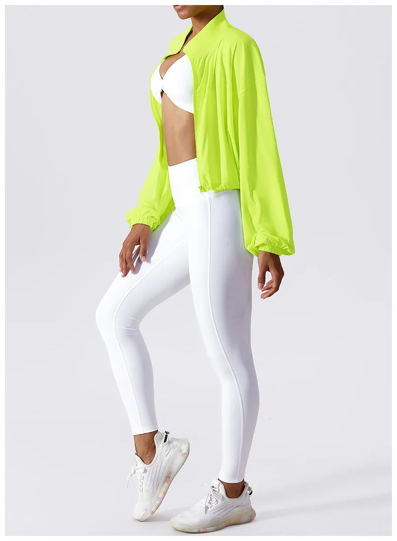 Cropped Loose Fit Sun Jacket