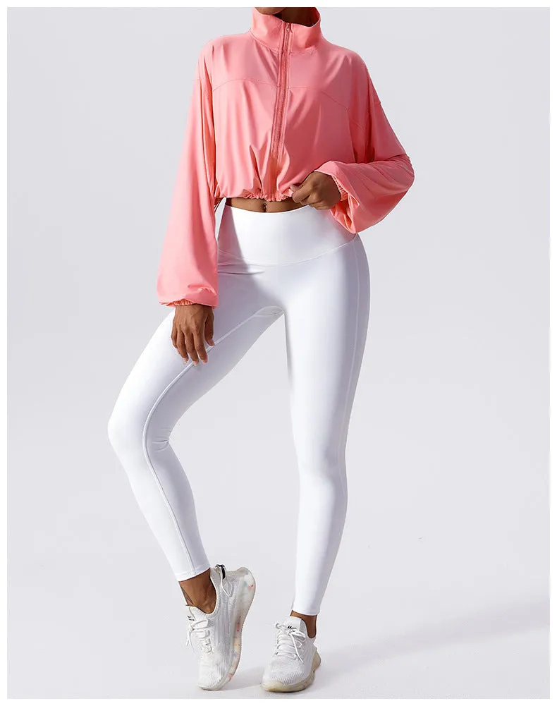 Cropped Loose Fit Sun Jacket