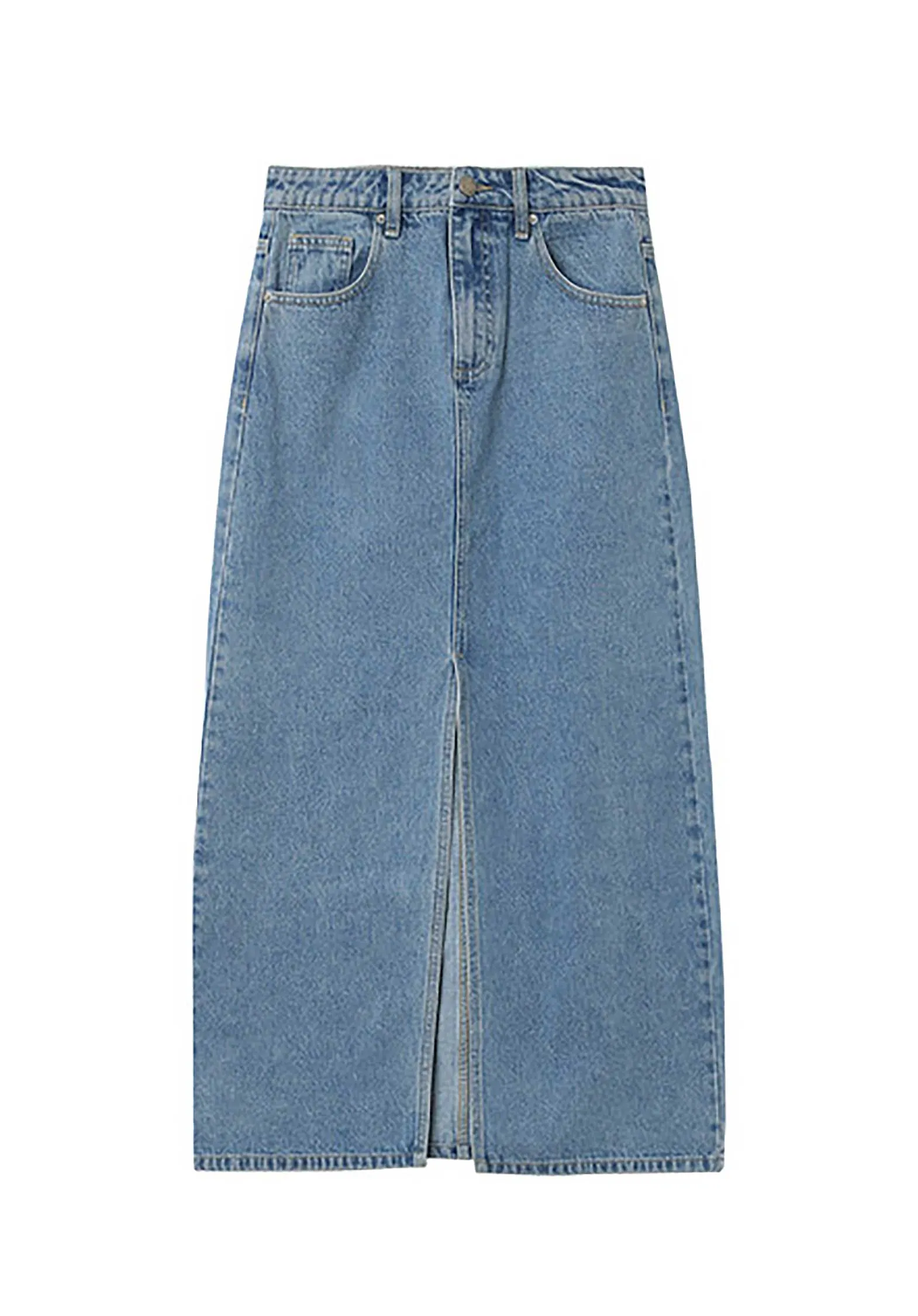 Denim Skirt Noham Nohame Bleu