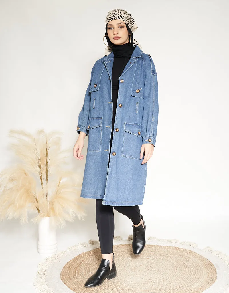 Denim Trench