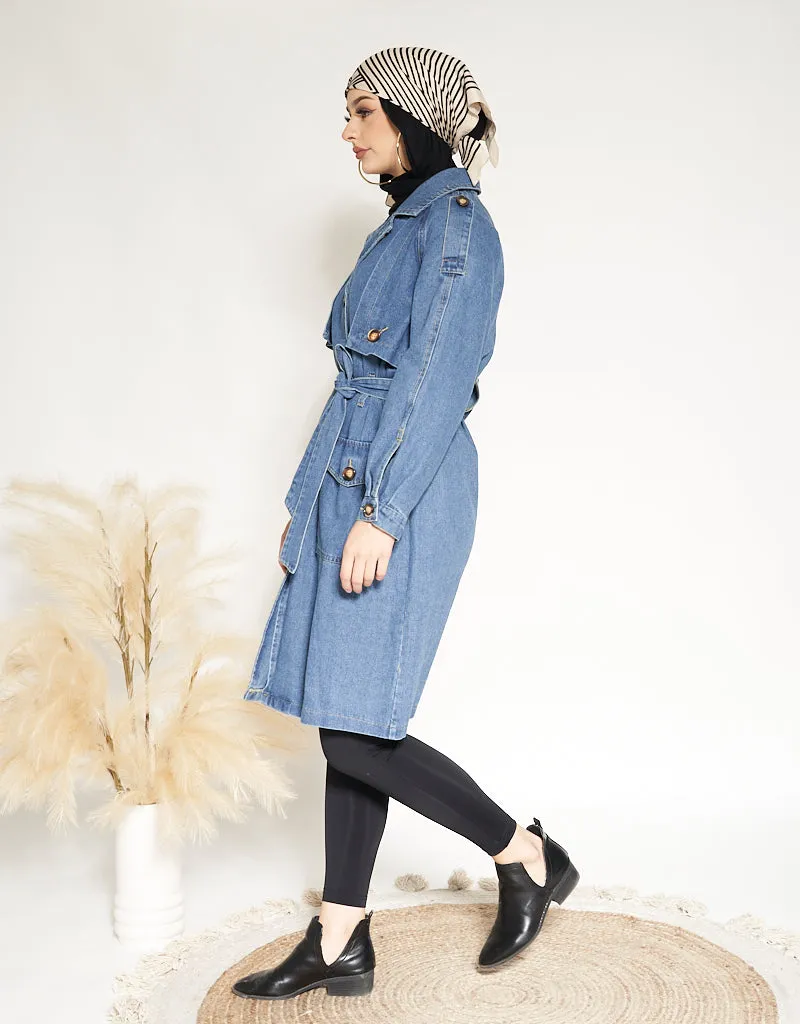 Denim Trench