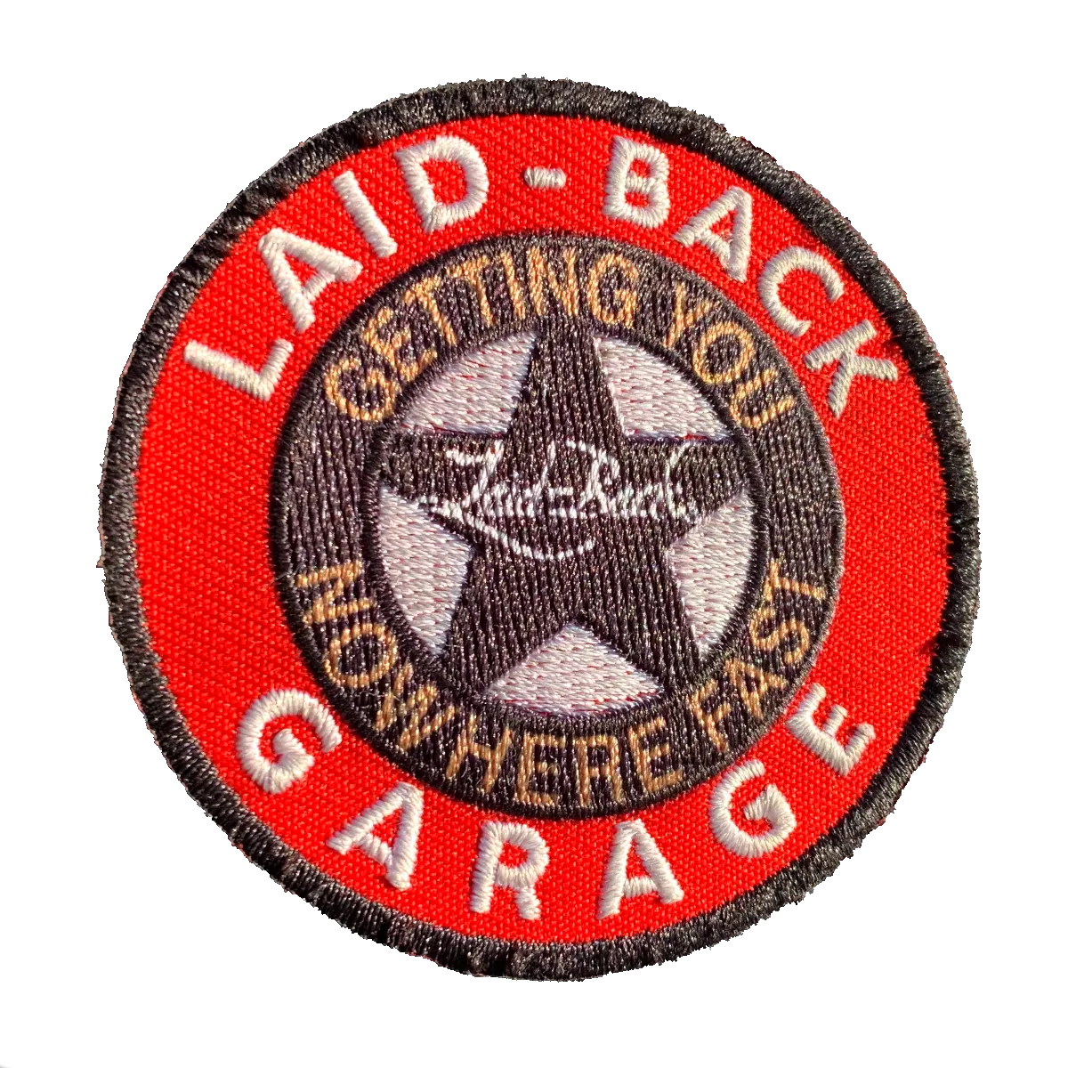 Garage Star Adhesive Embroidered Patch