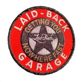 Garage Star Adhesive Embroidered Patch