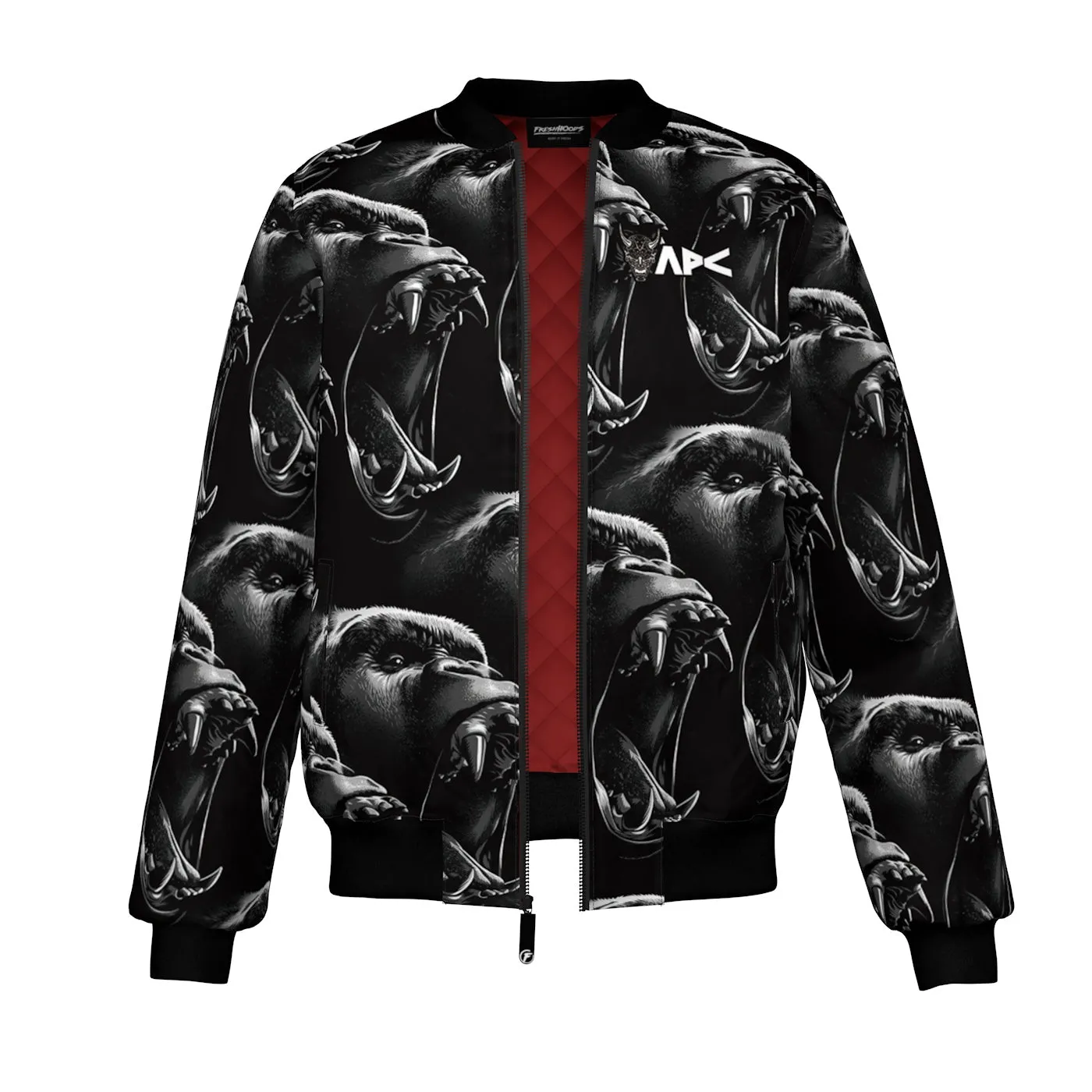 Gorilla Attack Bomber Jacket