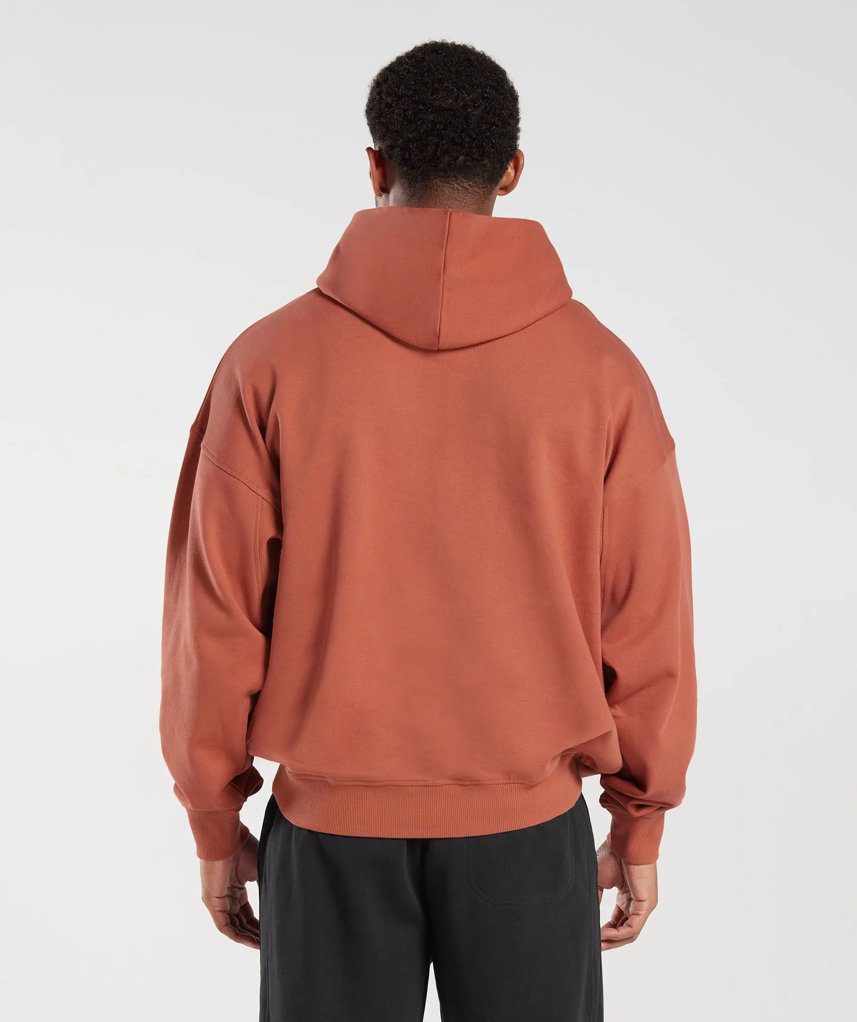 Gymshark Rest Day Essentials Hoodie - Persimmon Red