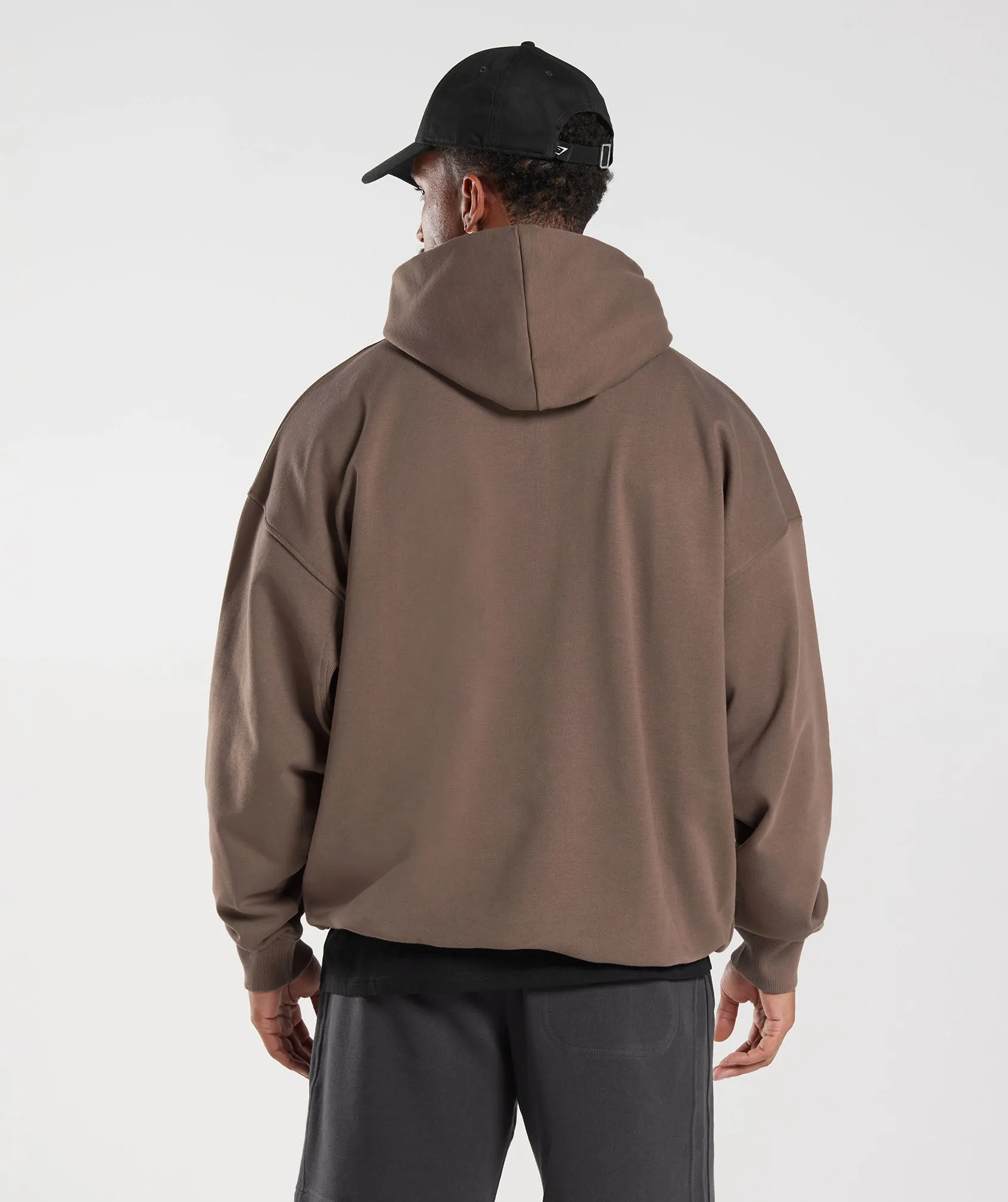 Gymshark Rest Day Essentials Hoodie - Truffle Brown