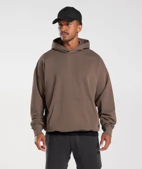 Gymshark Rest Day Essentials Hoodie - Truffle Brown