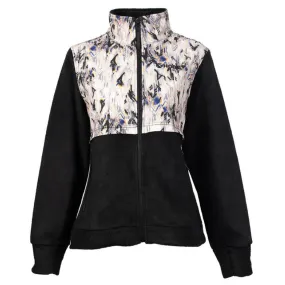 Hooey Women's Black & Print Fleece Coat