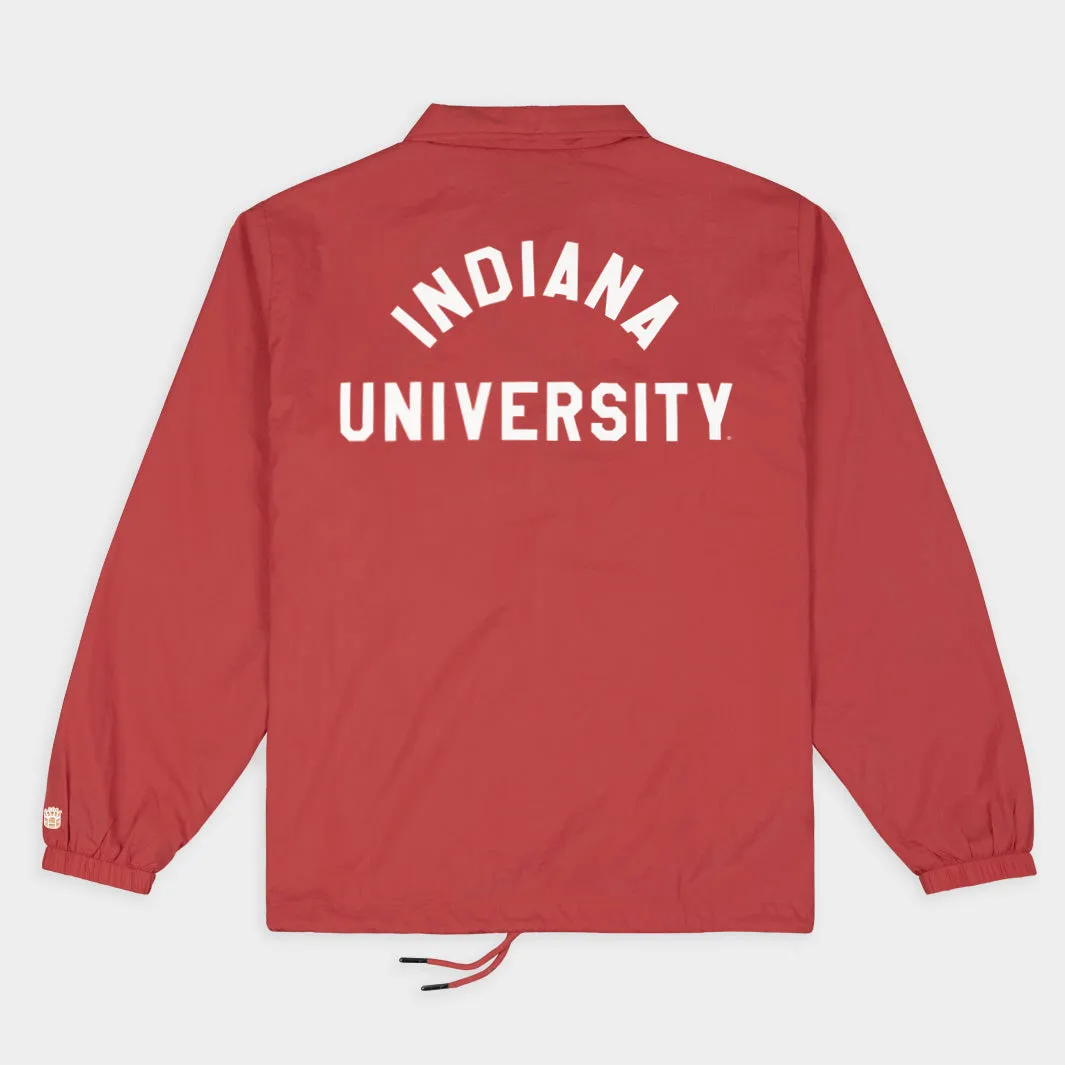 Indiana Hoosiers Classic Trident Coaches Jacket