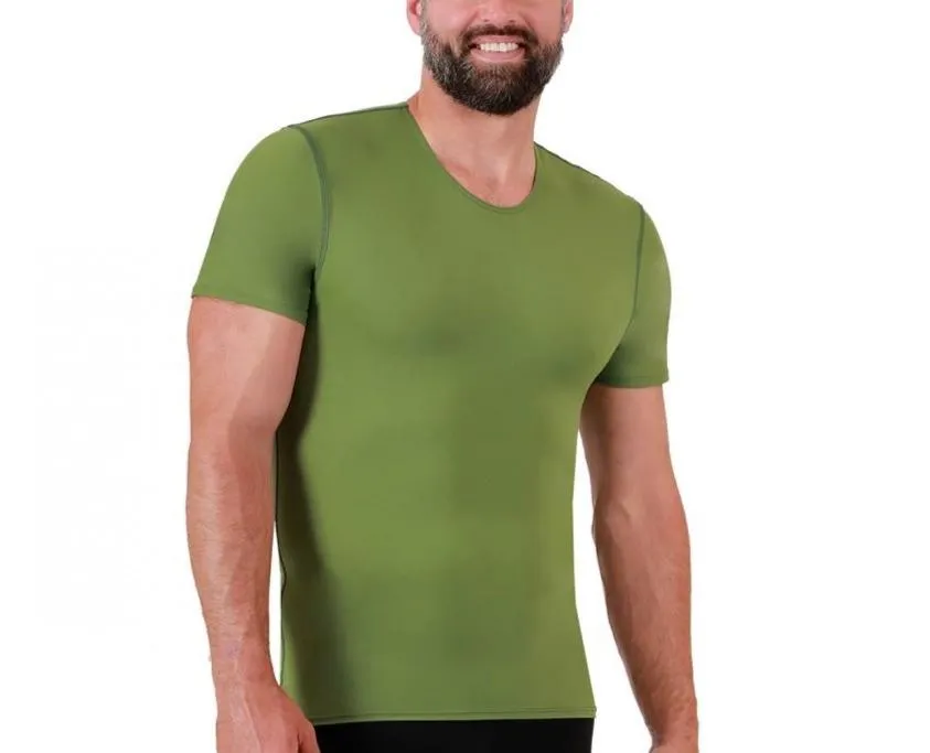 Insta Slim Medium Compression Short Sleeve Crew Neck - 2TAT001