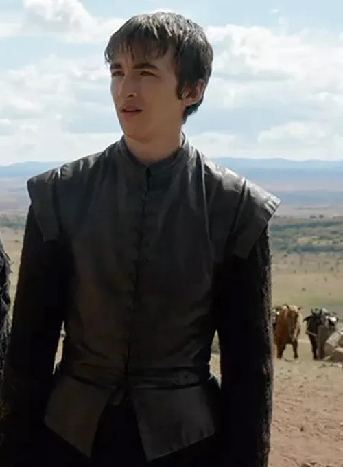 Isaac Hempstead Wright Got Leather Vest | QAWACH