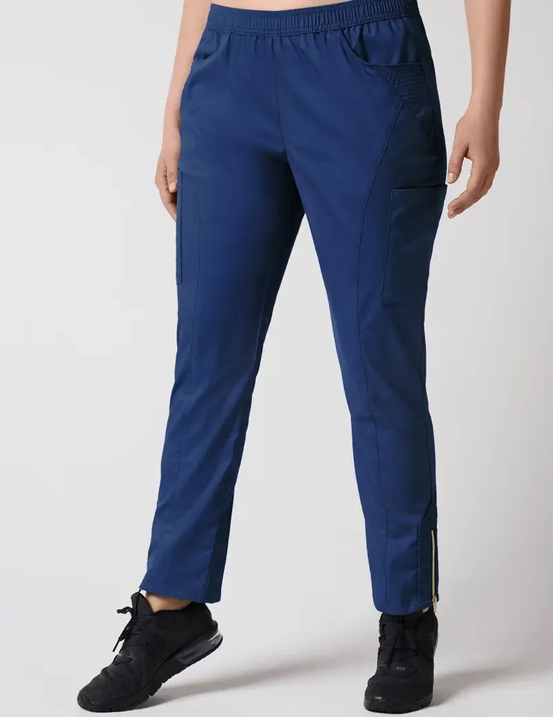 Jaanuu Women's Moto Pant - Estate Navy Blue