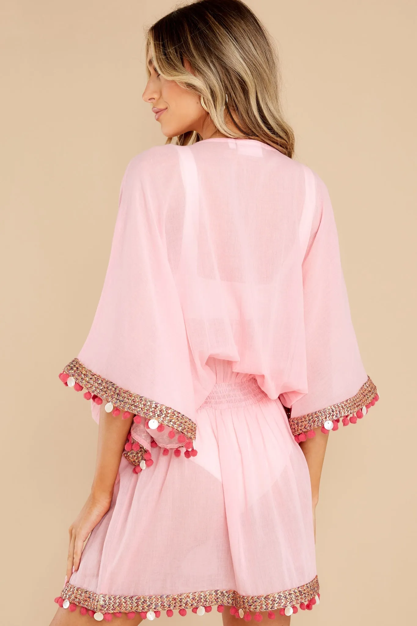 Just Go With It Pink Cover Up