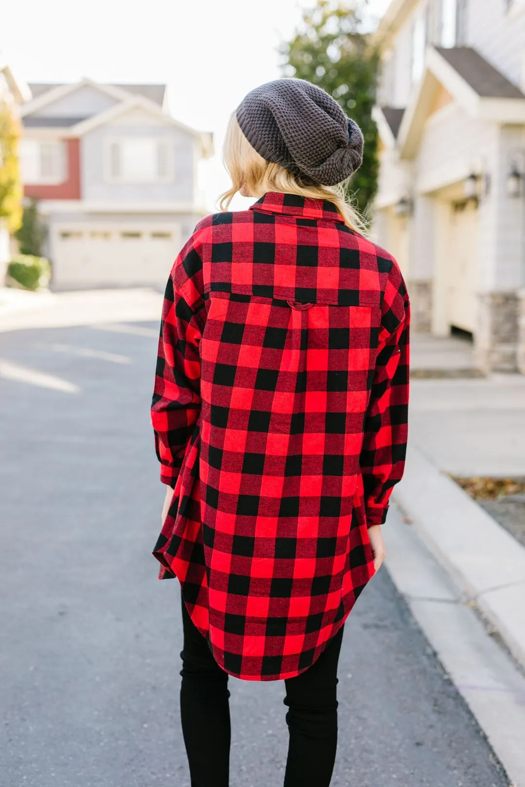 Laid Back Plaid Button-Down