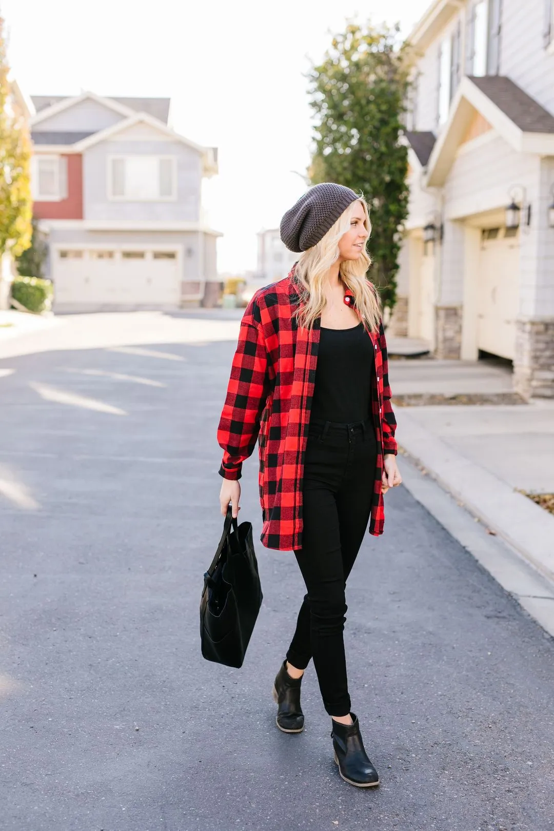 Laid Back Plaid Button-Down