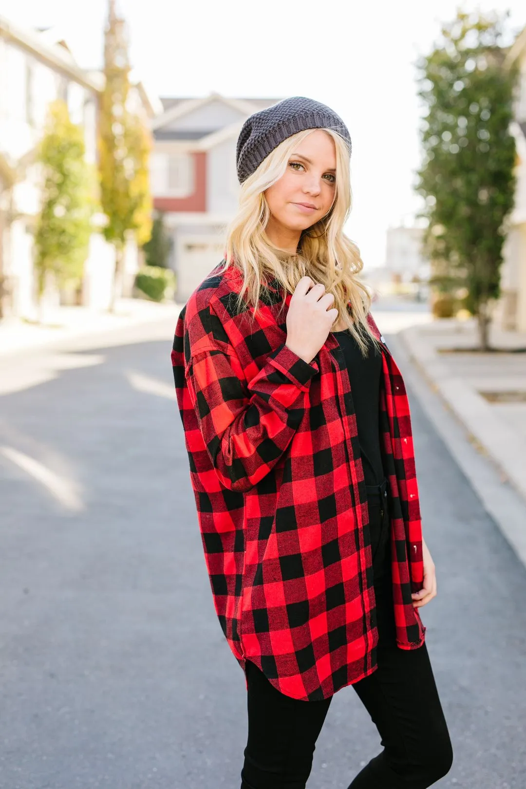 Laid Back Plaid Button-Down