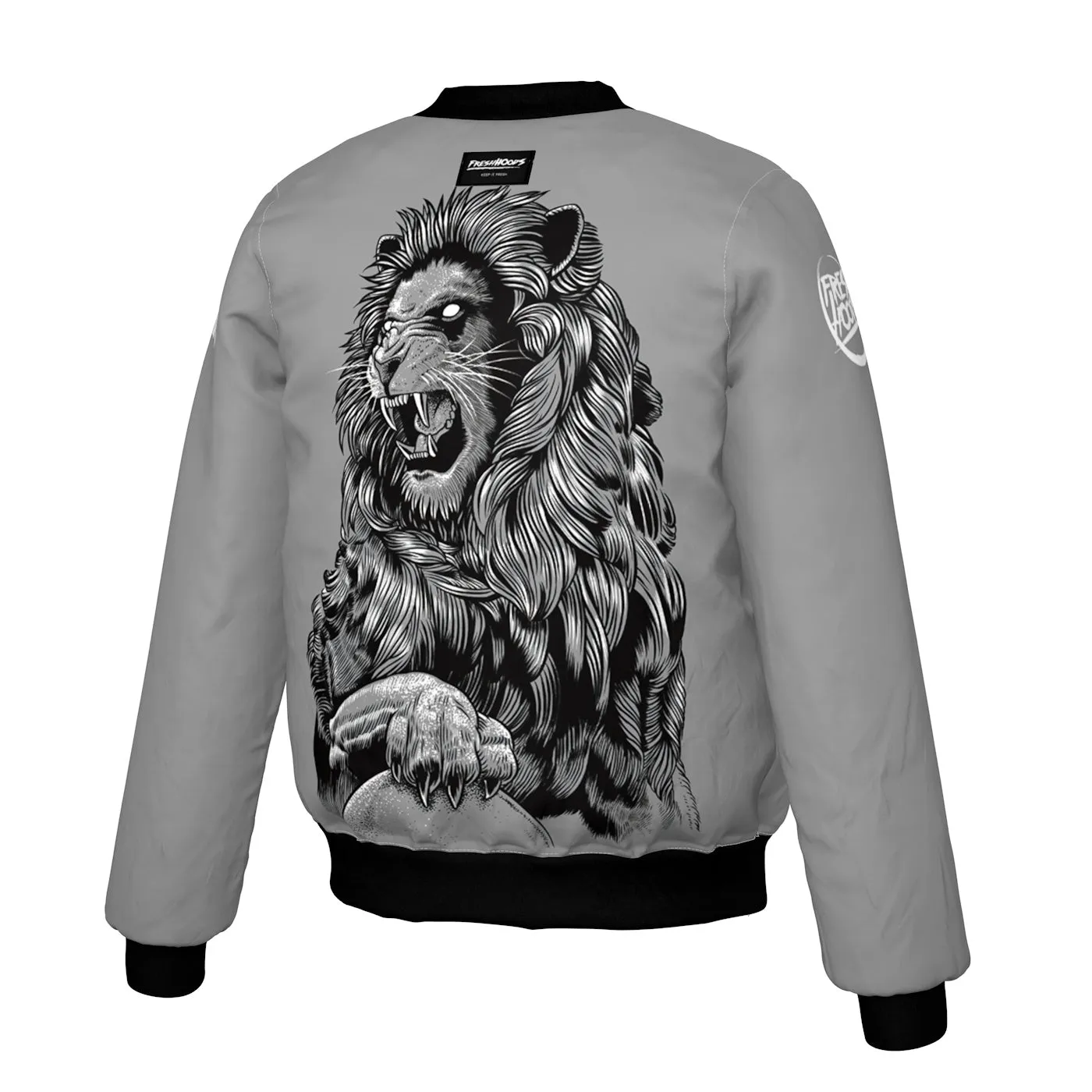 Lion Statue Bomber Jacket