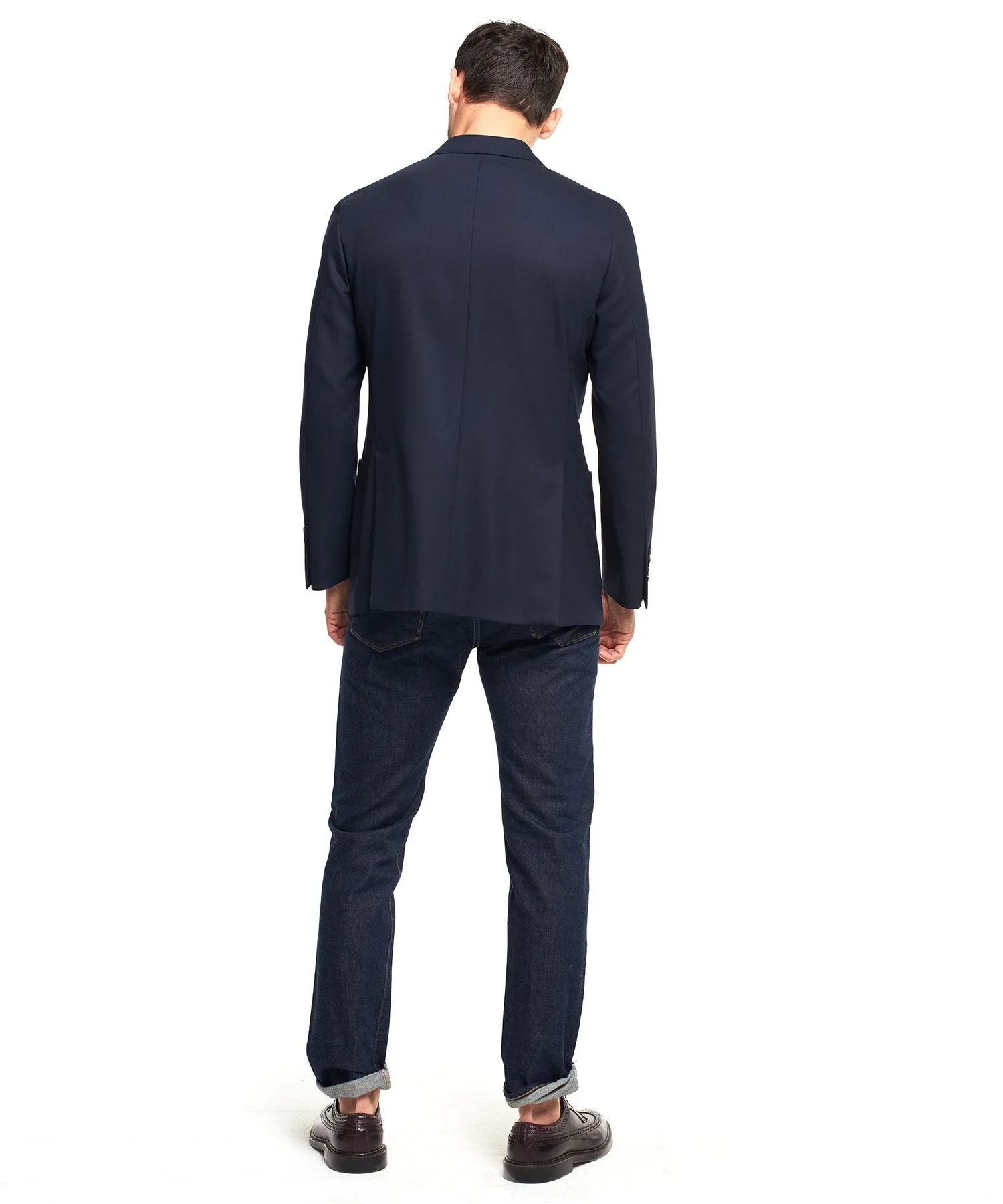 Made in the USA Sutton Unconstructed Sport Coat in Navy