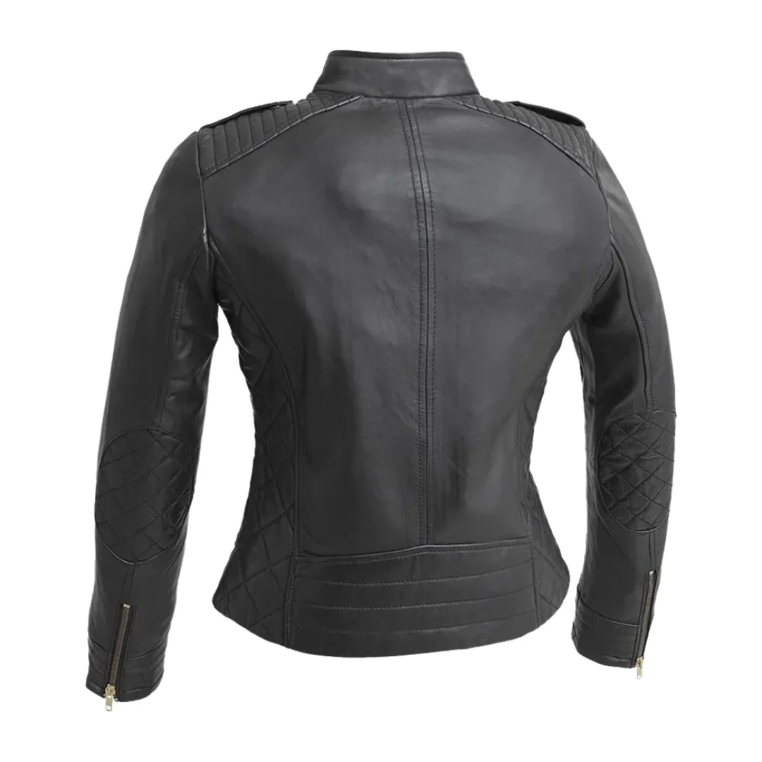 Madelin Womens Fashion Leather Jacket