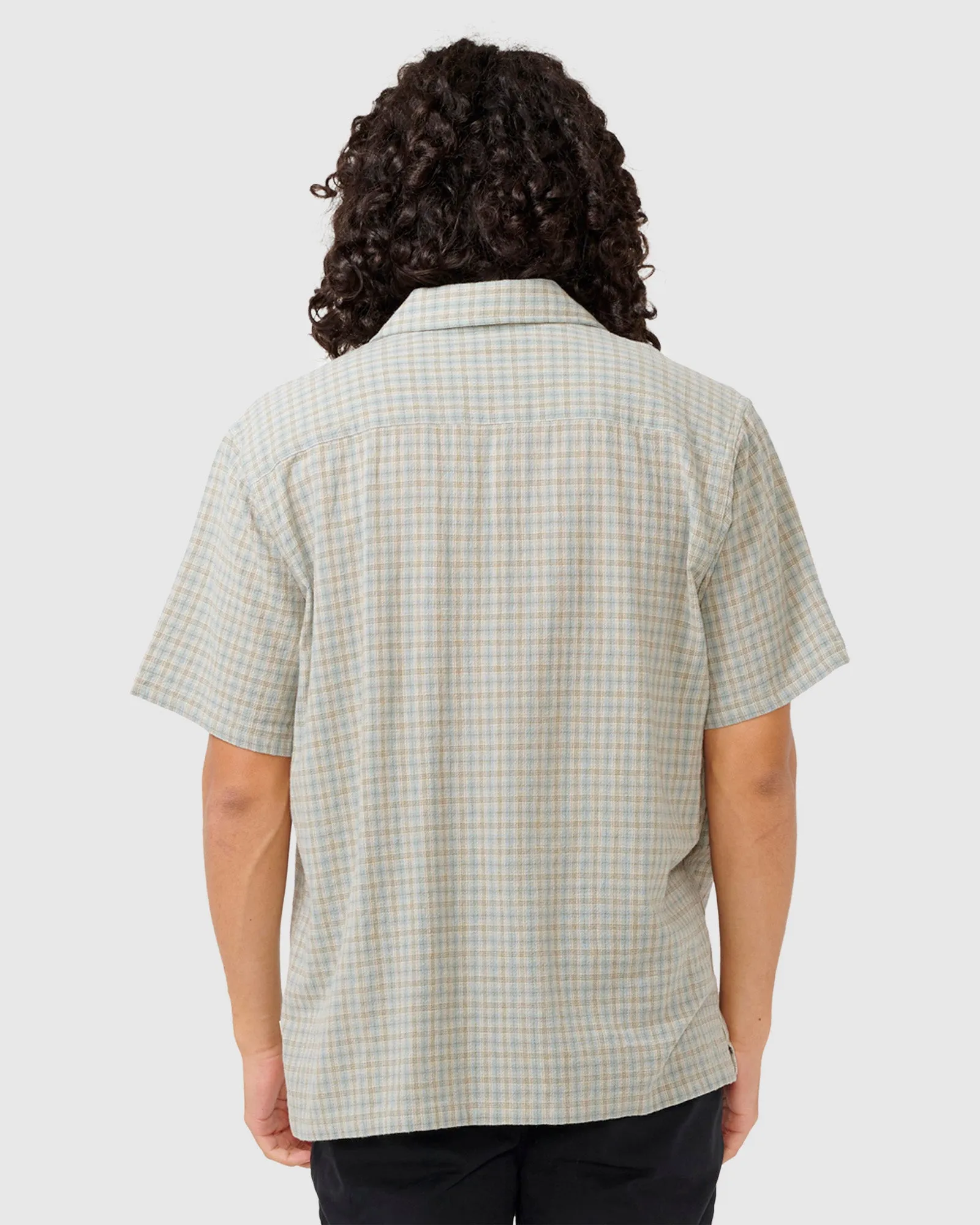 MENS CLASSIC SURF CHECK SHORT SLEEVE SHIRT