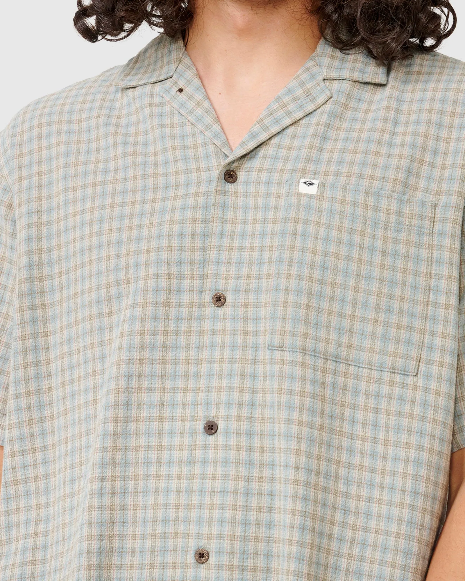 MENS CLASSIC SURF CHECK SHORT SLEEVE SHIRT