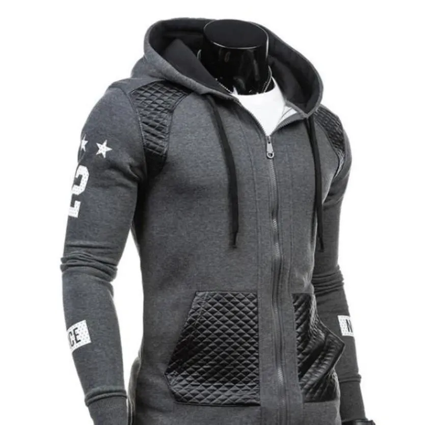 Men's Street Style Biker Hoodie