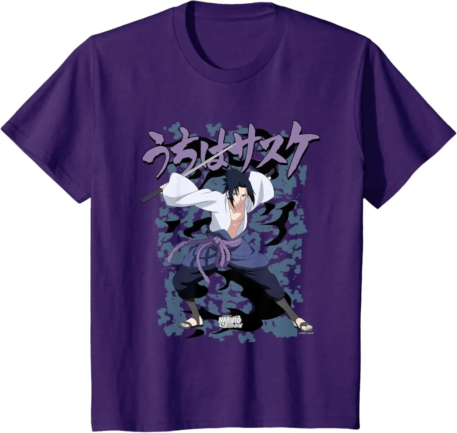 Naruto Shippuden Sasuke Uchiha Curse Anime T-Shirt