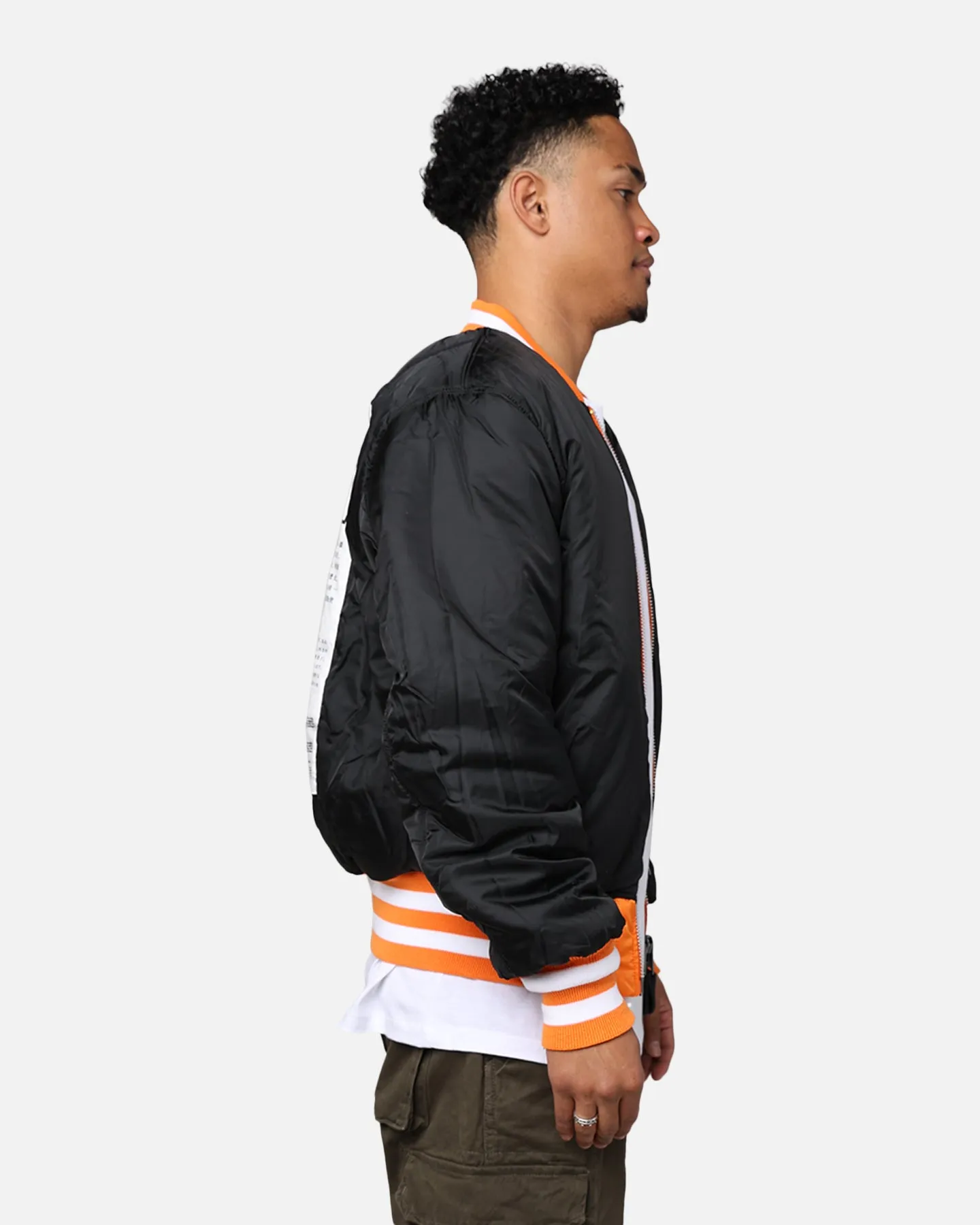 New Era X Alpha Series X NFL Cincinnati Bengals MA-1 Bomber Jacket Orange/Black