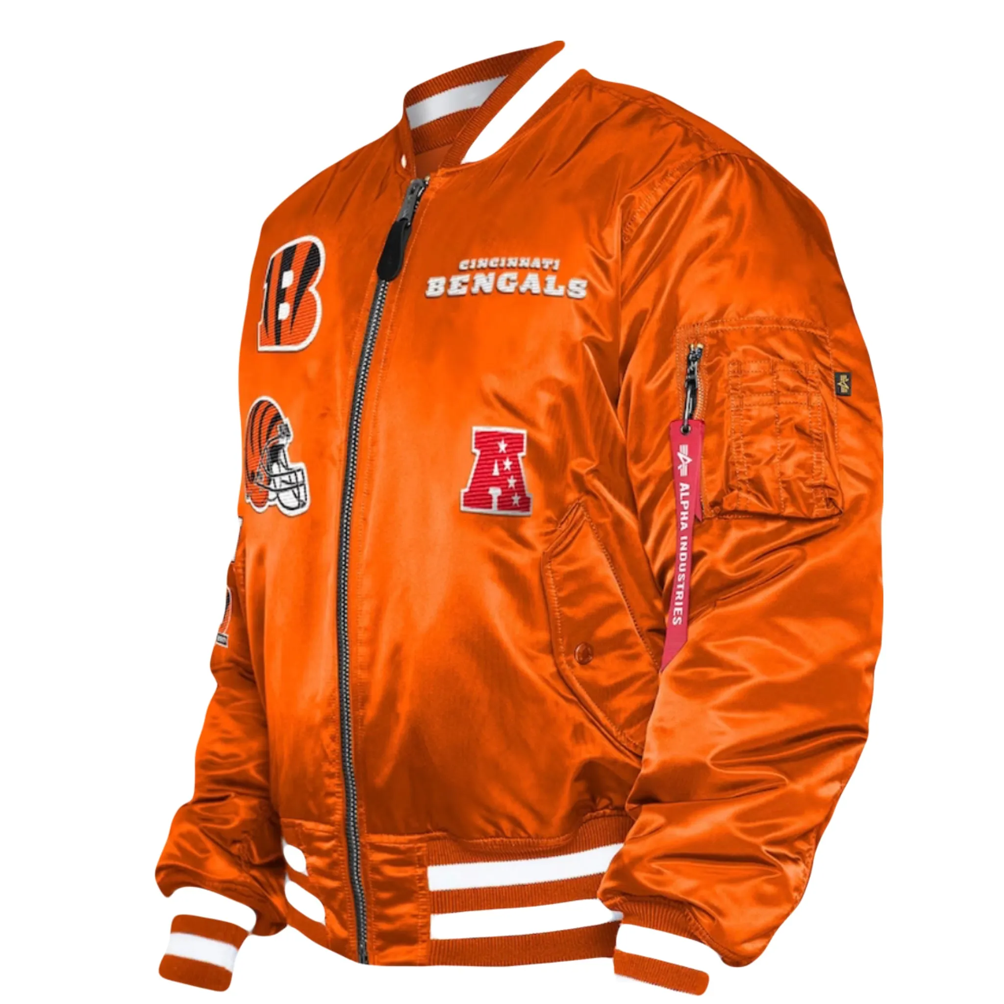 New Era X Alpha Series X NFL Cincinnati Bengals MA-1 Bomber Jacket