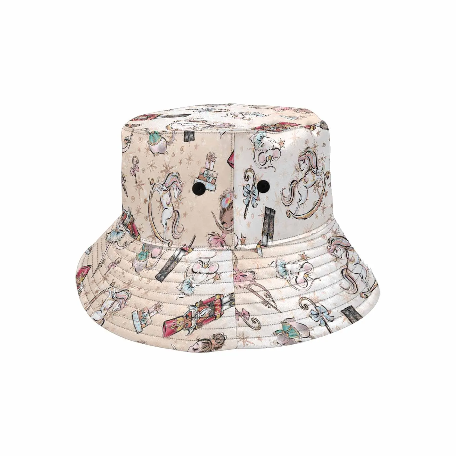 Nutcracker 50  Unisex Summer Single-Layer Bucket Hat