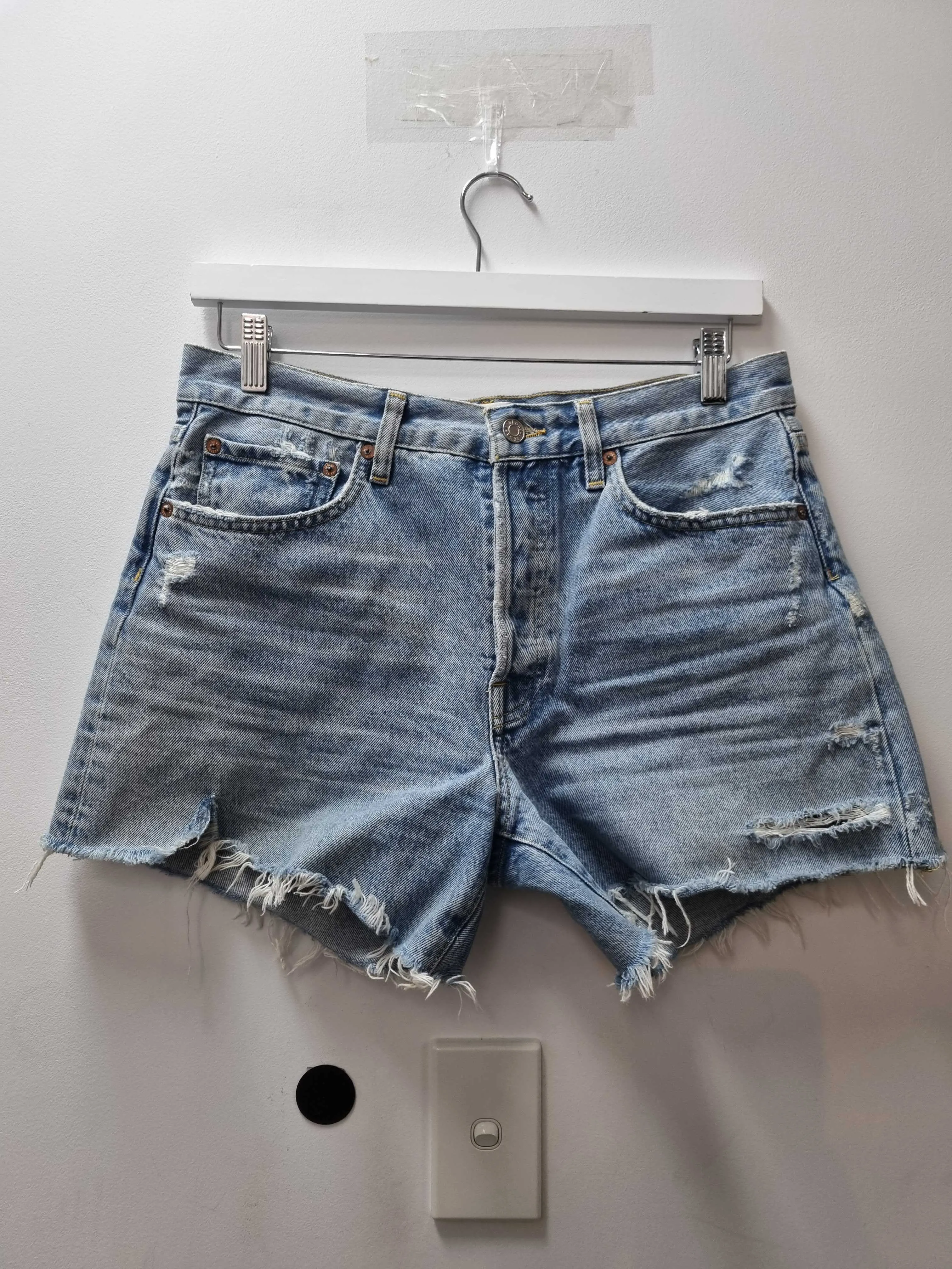 Parker Mid-Rise Denim Shorts